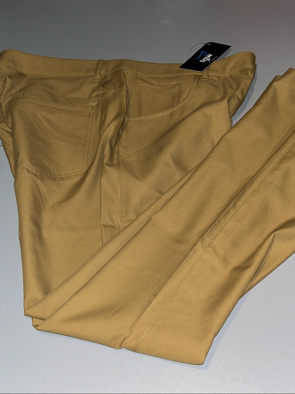 TGW Golf warehouse khaki pants 5 pocket stretch waist trousers 38Wx34L